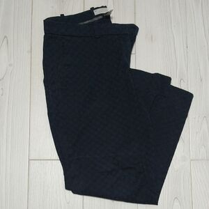 Women's Slim Cropped Dark Blue Pants